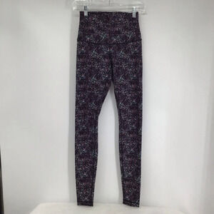 Lululemon Wunder Under Leggings Ankle Length Luxtreme Multi-Colored Size 4